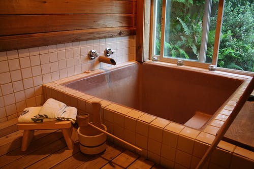 Il rito del bagno in Giappone