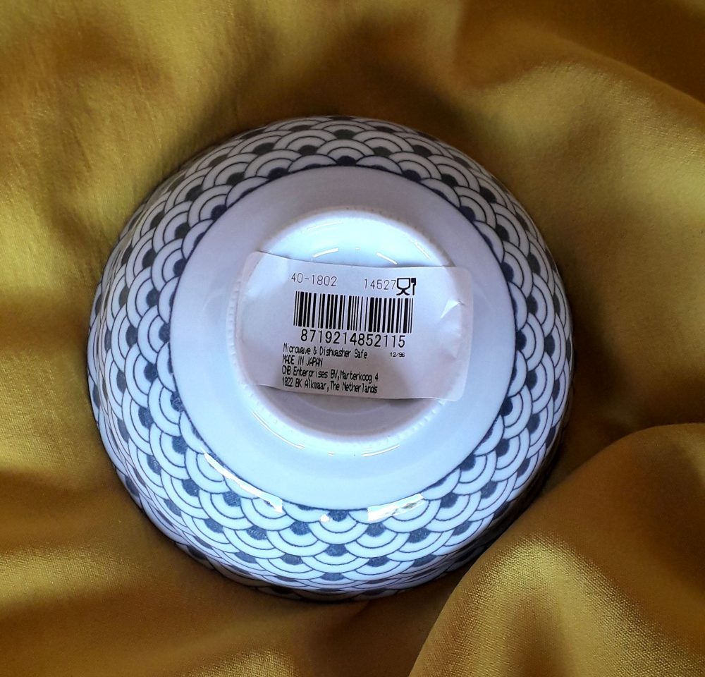 Ciotola riso Tokyo design tea pattern bowl blu