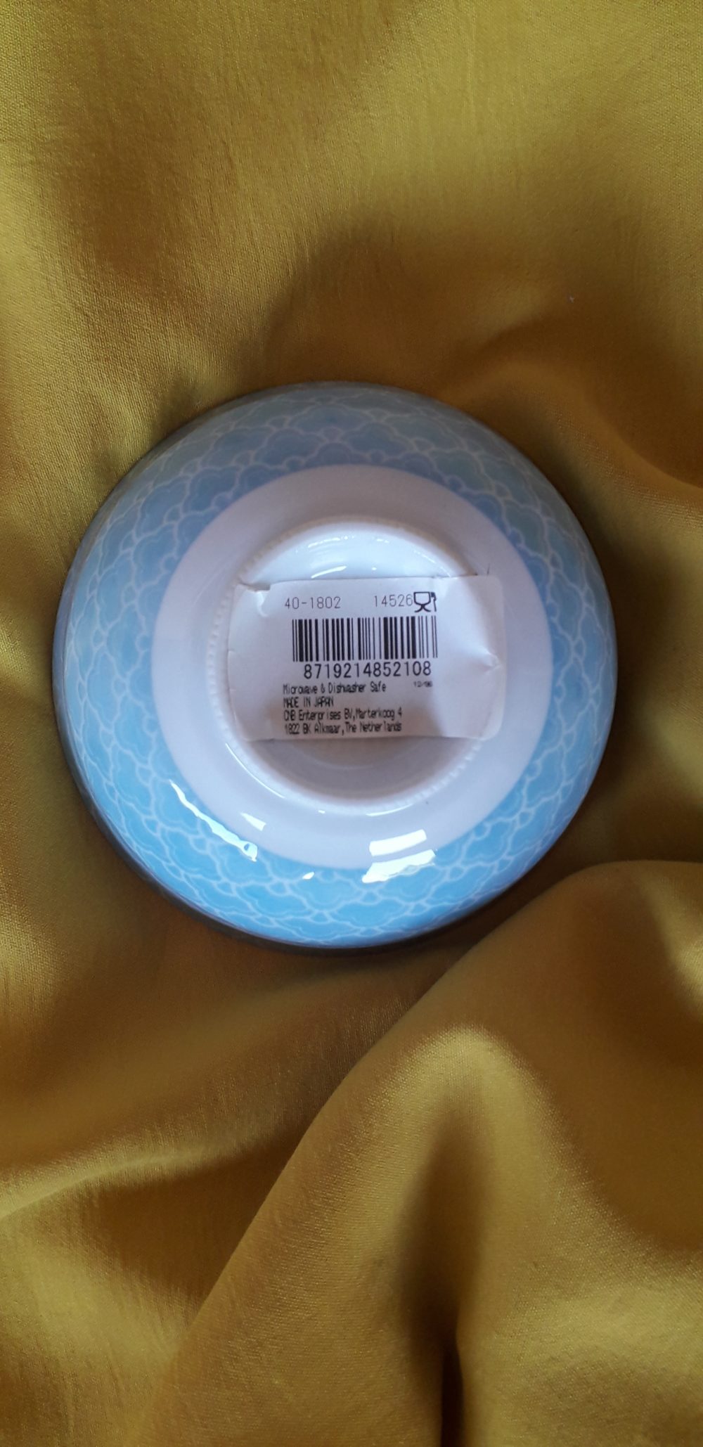 Ciotola riso Tokyo design tea pattern bowl azzurro